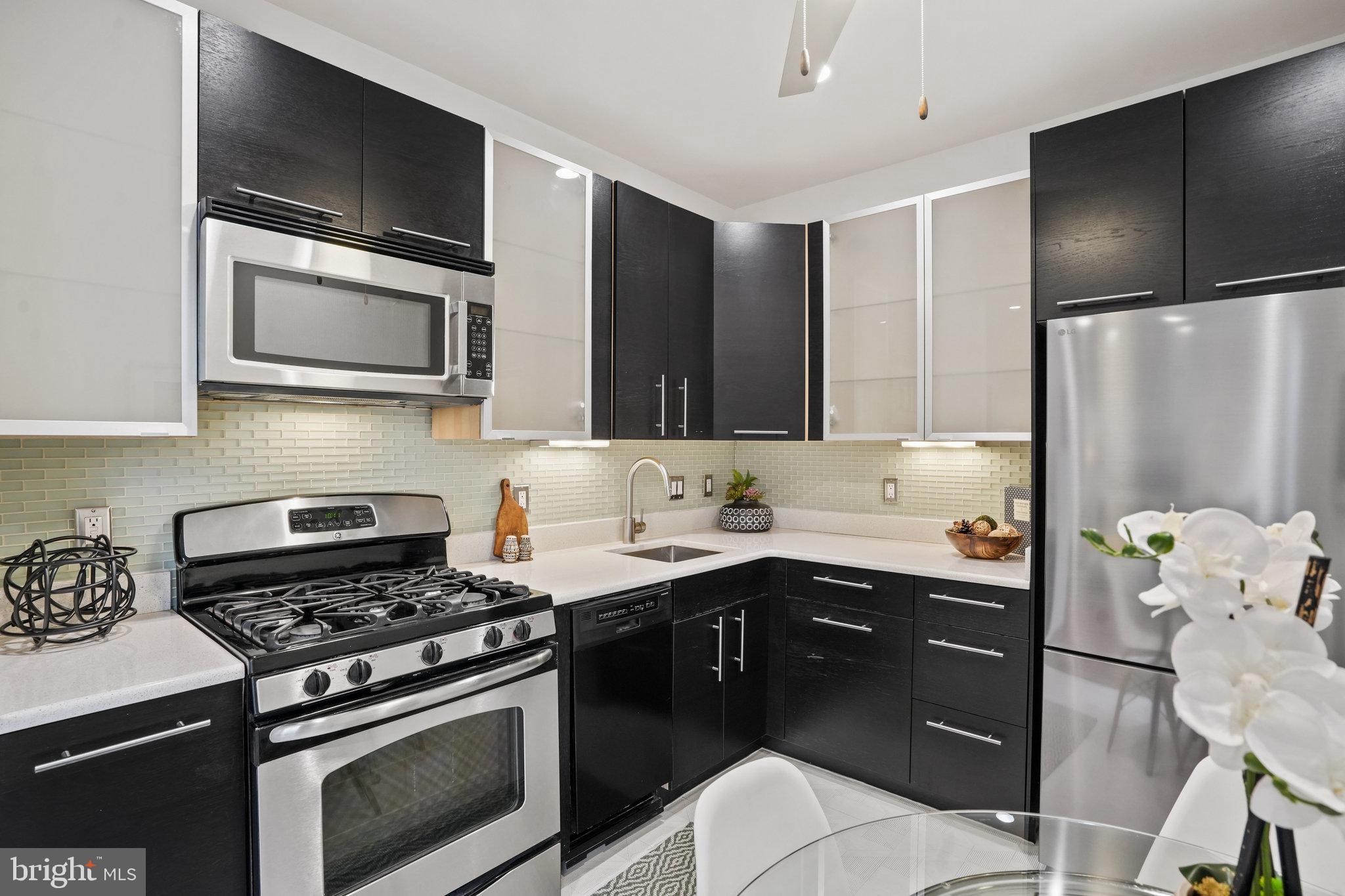 1669 Columbia Road Northwest, Unit 201 Washington, DC 20009 - Photo 4 of 31 Updated kitchen with new refridgerator