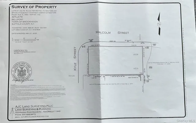 $599,900 | Lot 31-32 Kyle Street, Bellport, NY 11713