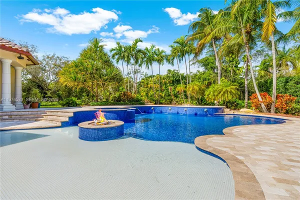 a view of outdoor space and yard