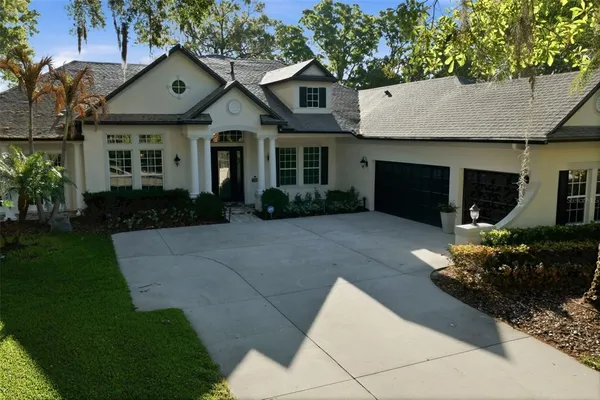 a view of a city & street