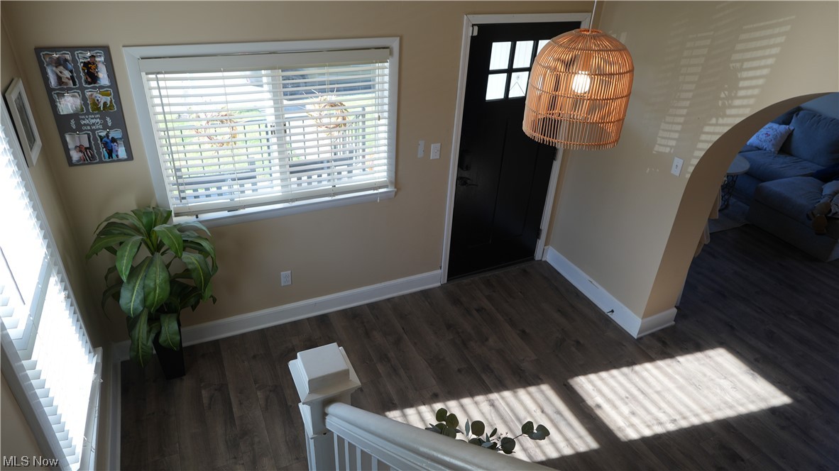 174 Powers Road Weirton, WV 26062 - Photo 10 of 33 Foyer entrance with dark hardwood / wood-style floors