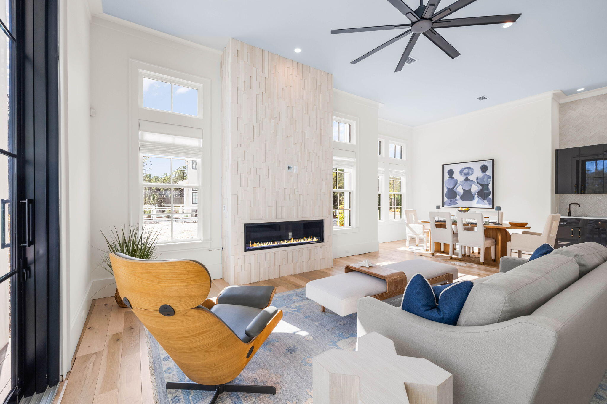 152 Climbing Rose Way Santa Rosa Beach, FL 32459 - Photo 4 of 70 a living room with furniture and a large window