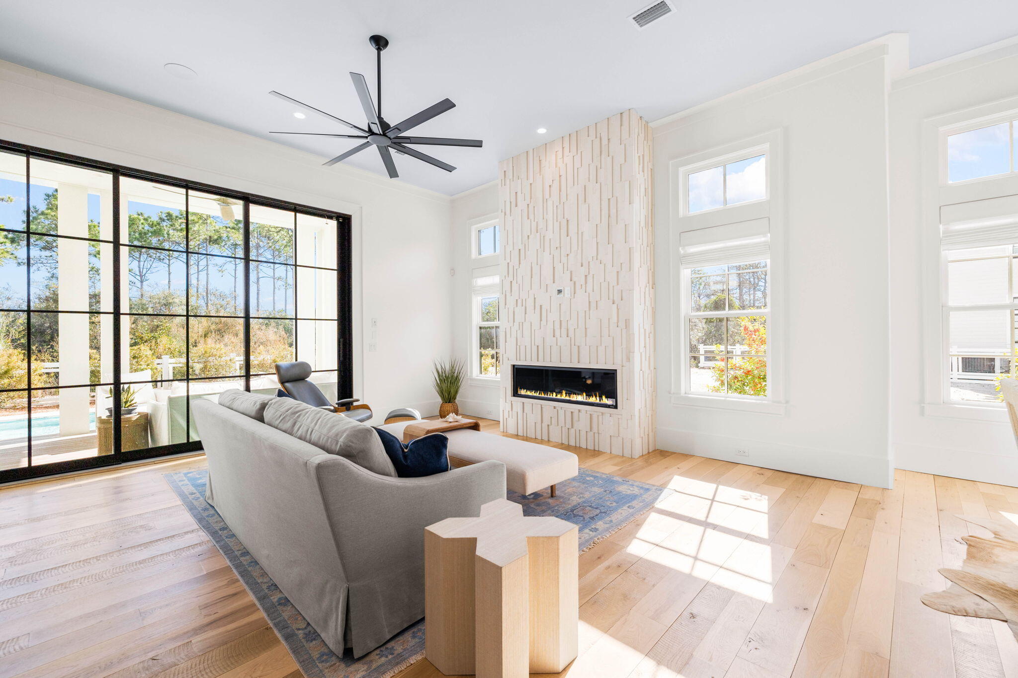 152 Climbing Rose Way Santa Rosa Beach, FL 32459 - Photo 7 of 70 a living room with furniture and a large window