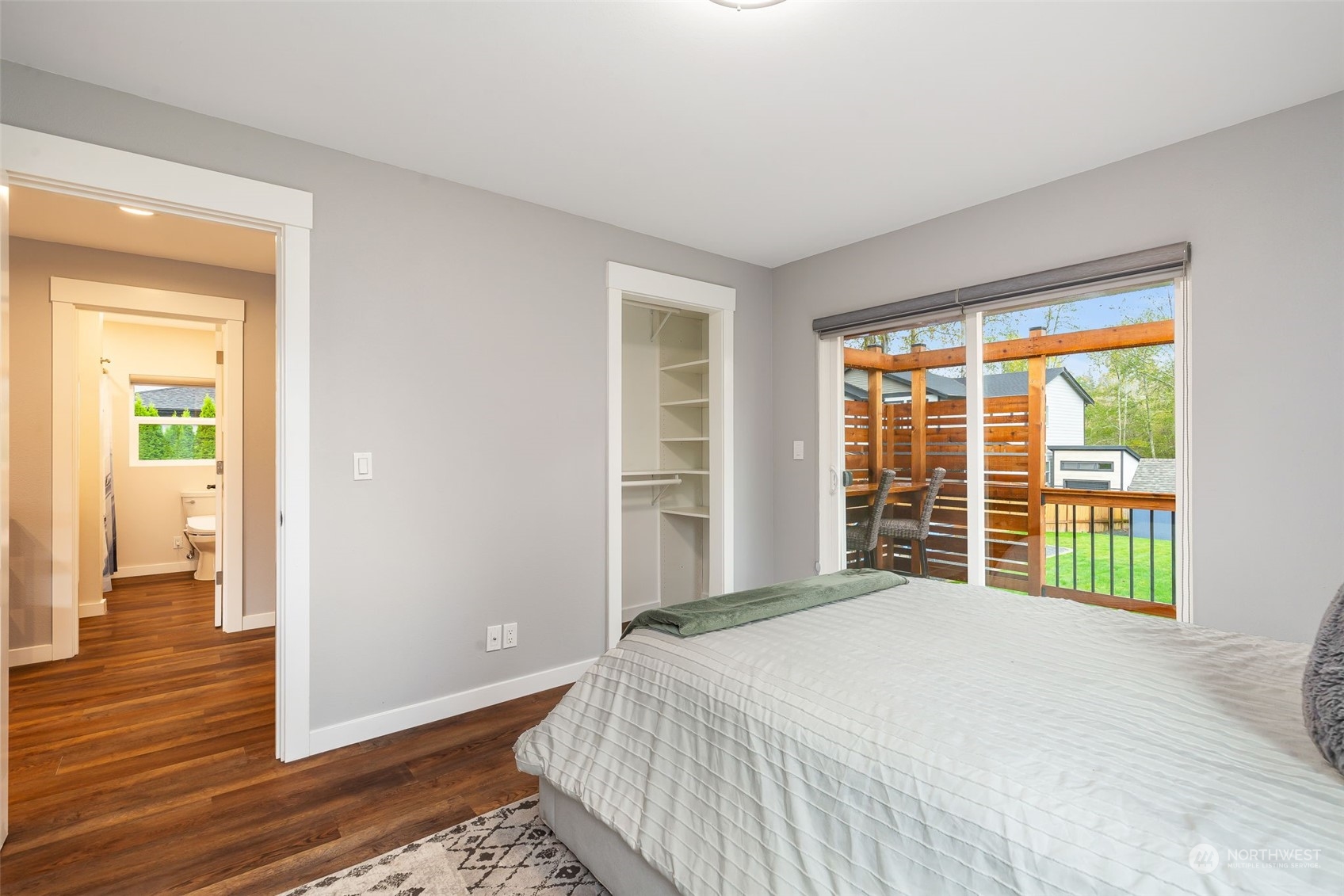 3121 Alaska Road Brier, WA 98036 - Photo 16 of 33 a bedroom with a bed and a large window