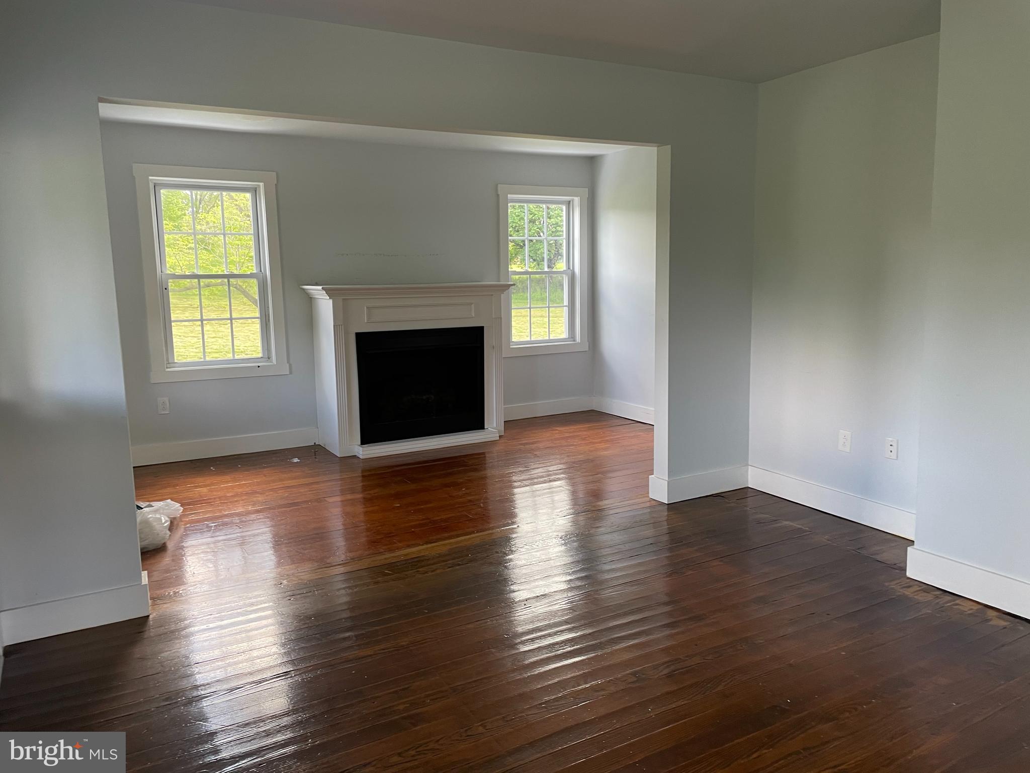 920 Fodderstack Road Flint Hill, VA 22627 - Photo 2 of 18 Living room with gleaming hardwood floors