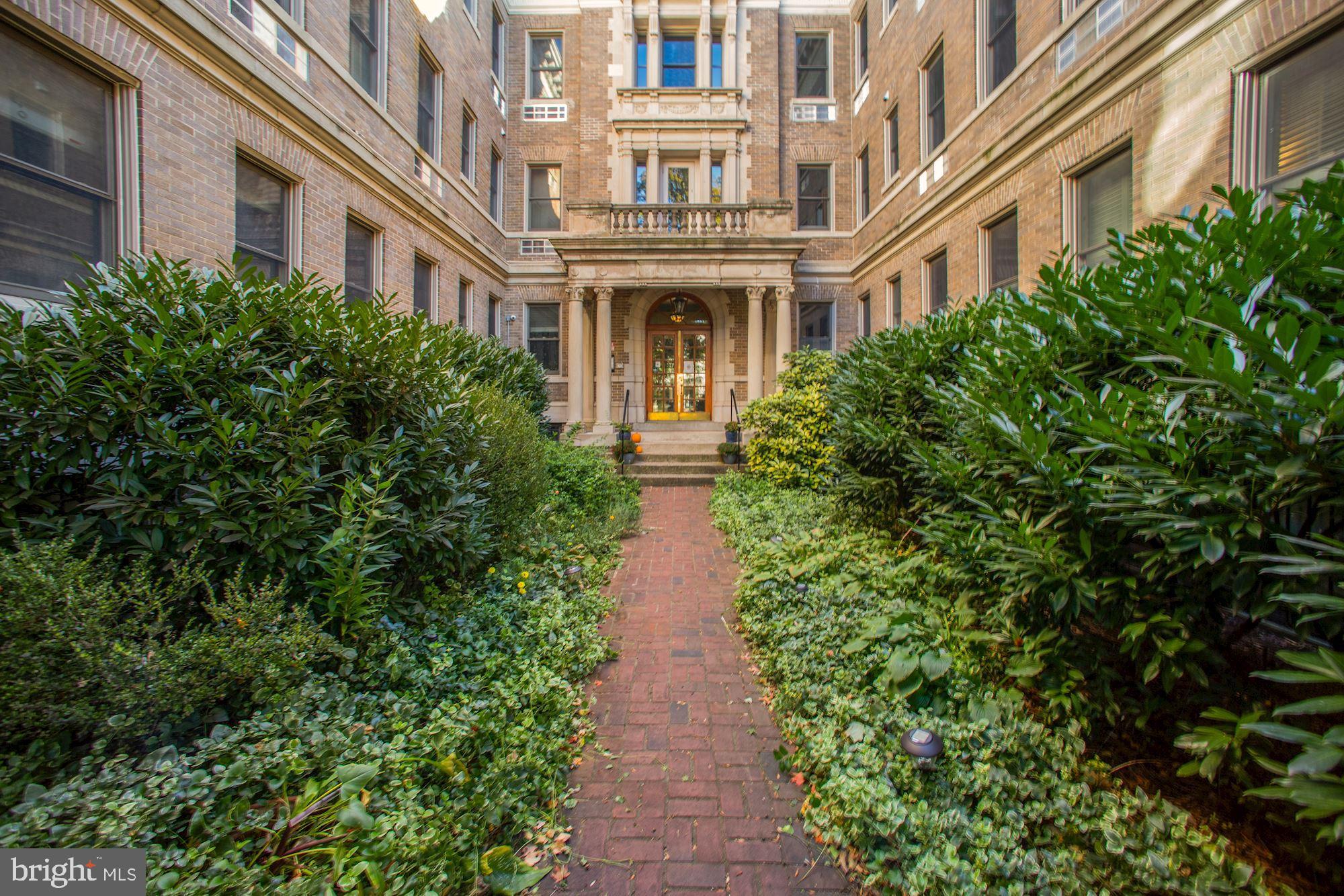 2415 20th Street Northwest, Unit 24 Washington, DC 20009 - Photo 2 of 33 Welcoming courtyard and mature landscaping