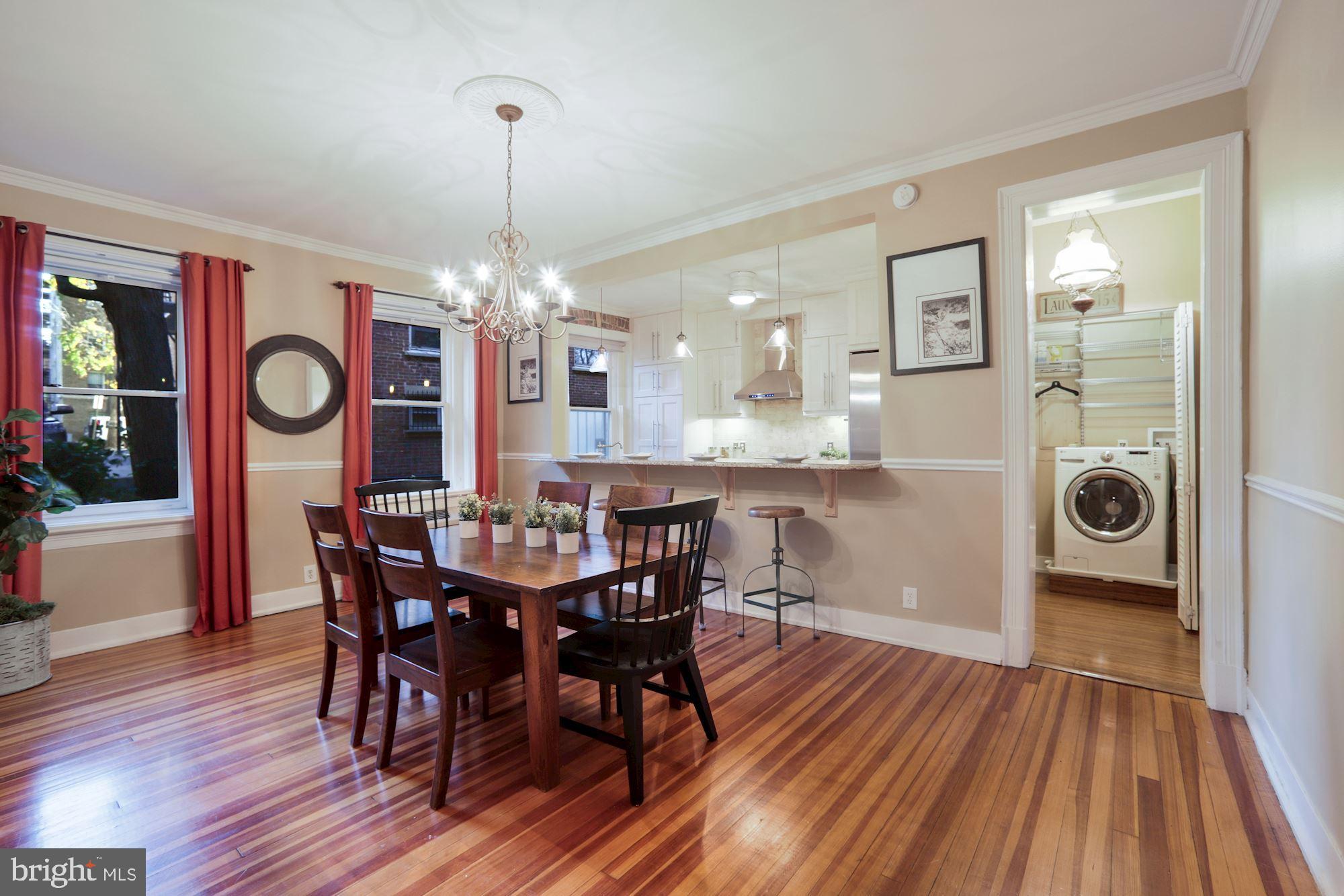 2415 20th Street Northwest, Unit 24 Washington, DC 20009 - Photo 11 of 33 Renovated kitchen, opens to the dining room