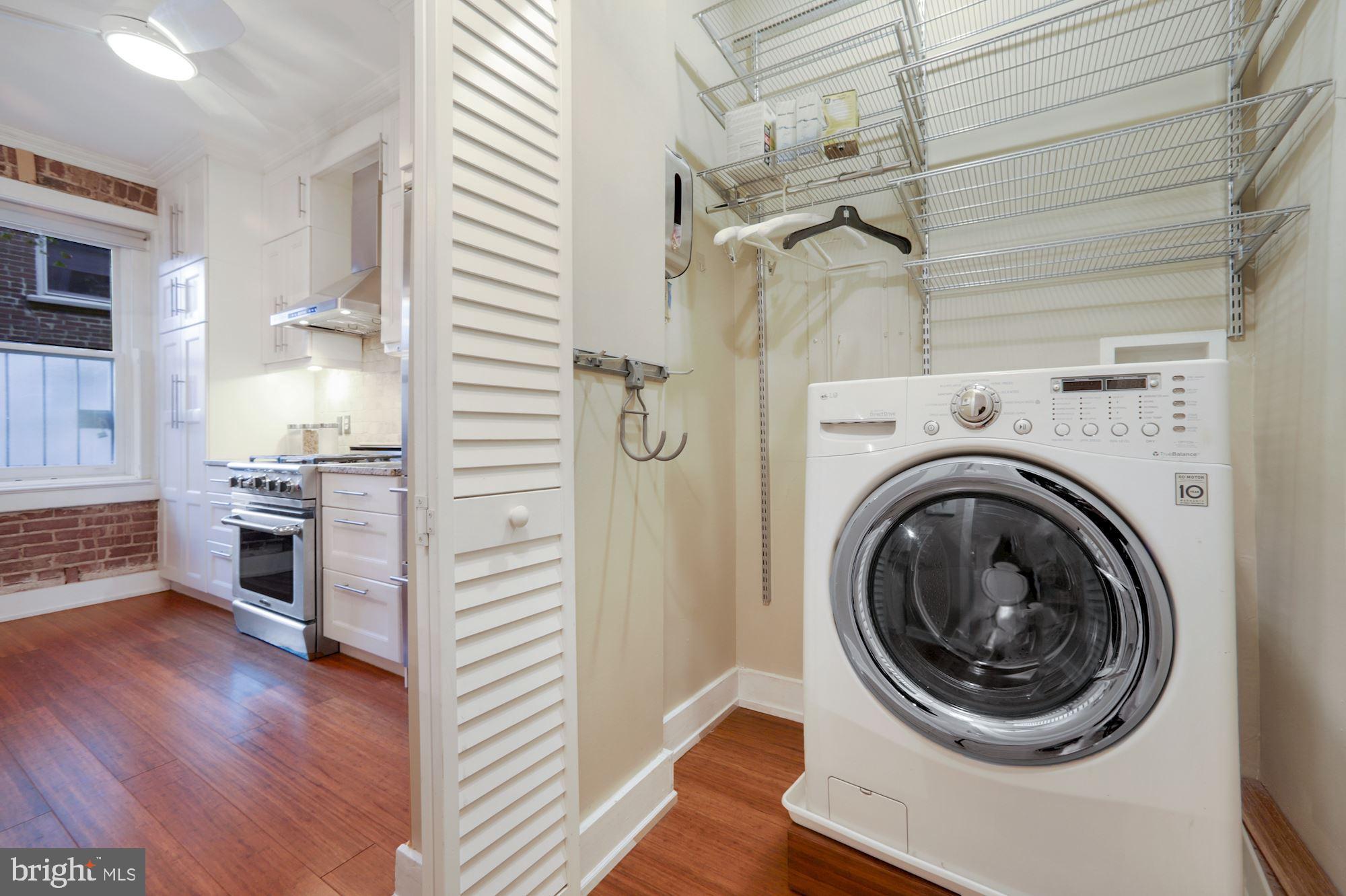 2415 20th Street Northwest, Unit 24 Washington, DC 20009 - Photo 22 of 33 In-unit laundry!