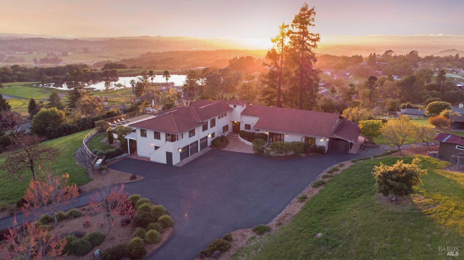 4680 Acacia Lane Penngrove, CA 94951 - Photo 2 of 83 an aerial view of residential houses with outdoor space and trees