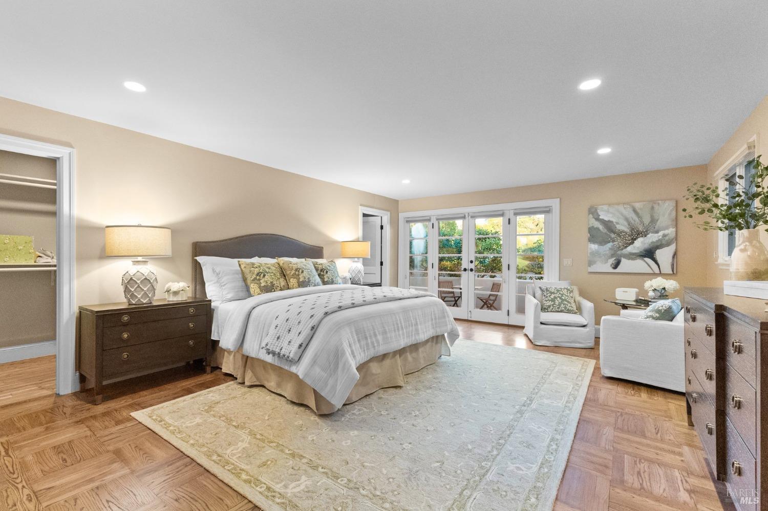 4680 Acacia Lane Penngrove, CA 94951 - Photo 25 of 83 a spacious bedroom with a large bed and a couch