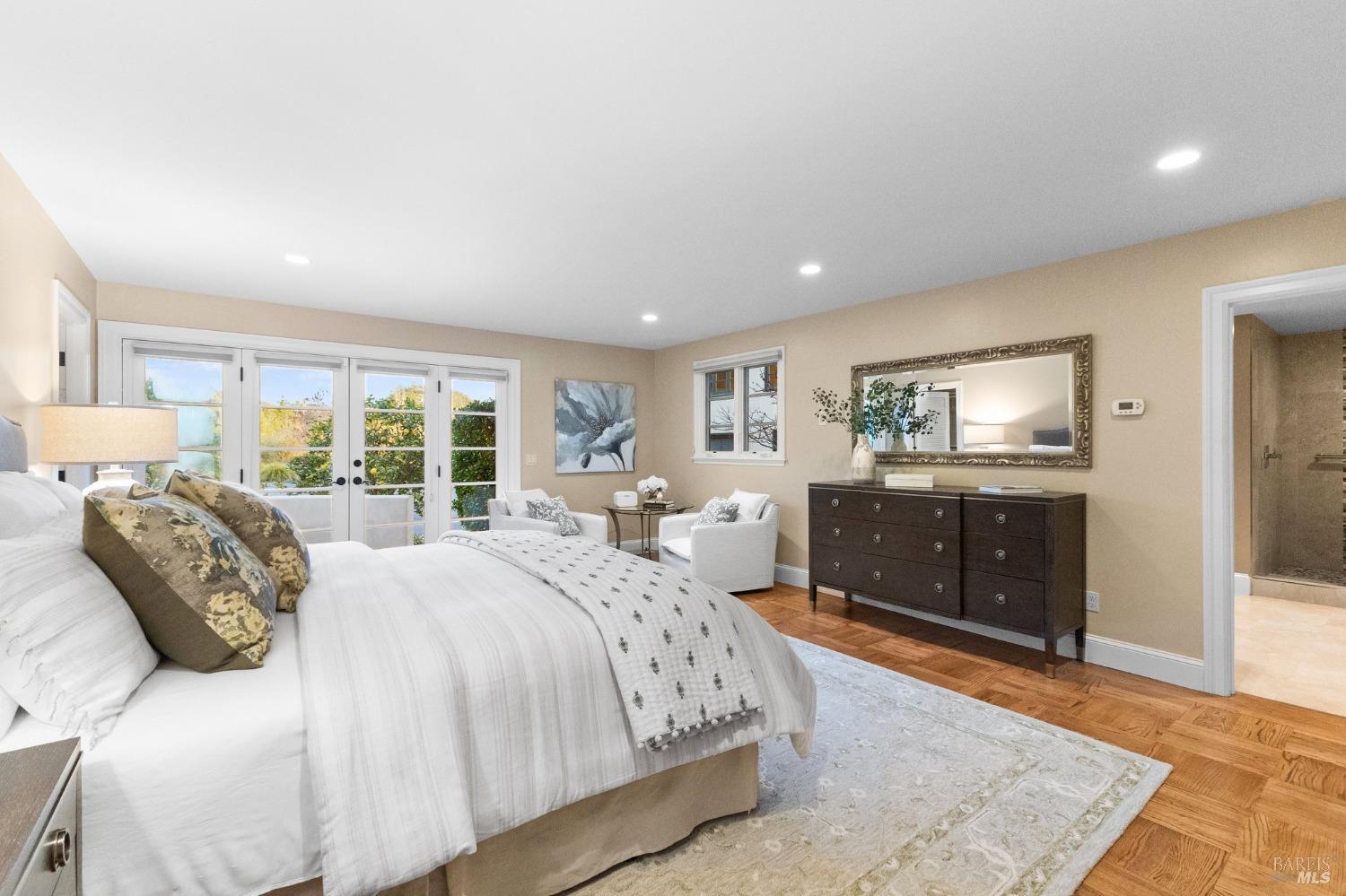 4680 Acacia Lane Penngrove, CA 94951 - Photo 28 of 83 a bedroom with a large bed and a dresser