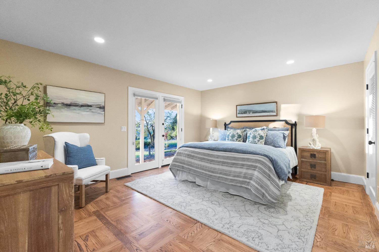 4680 Acacia Lane Penngrove, CA 94951 - Photo 35 of 83 a bedroom with a large bed and a couch