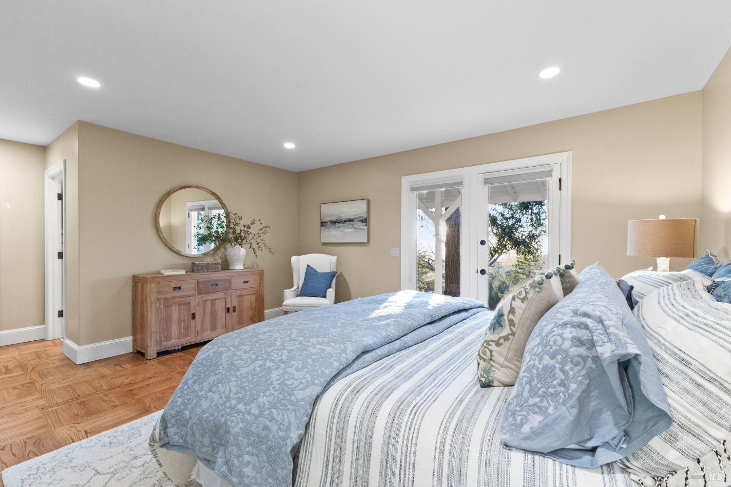 4680 Acacia Lane Penngrove, CA 94951 - Photo 36 of 83 a bedroom with a bed and a dresser in it