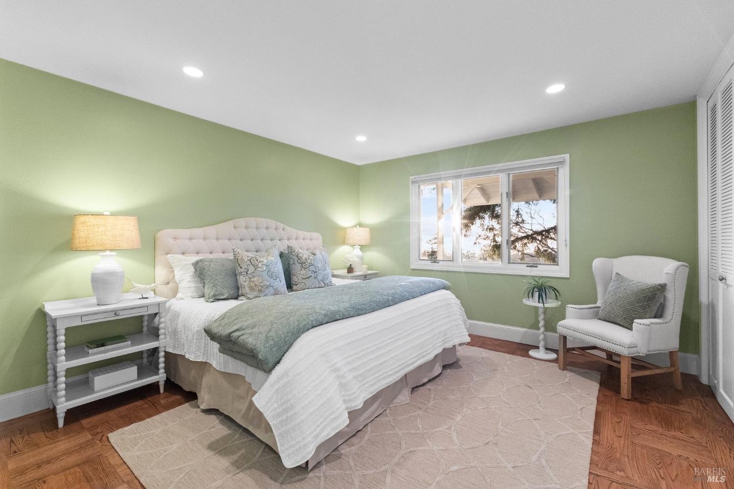 4680 Acacia Lane Penngrove, CA 94951 - Photo 41 of 83 a spacious bedroom with a bed and a couch