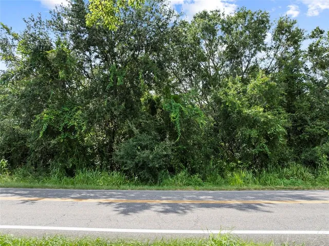 a view of a yard and a house