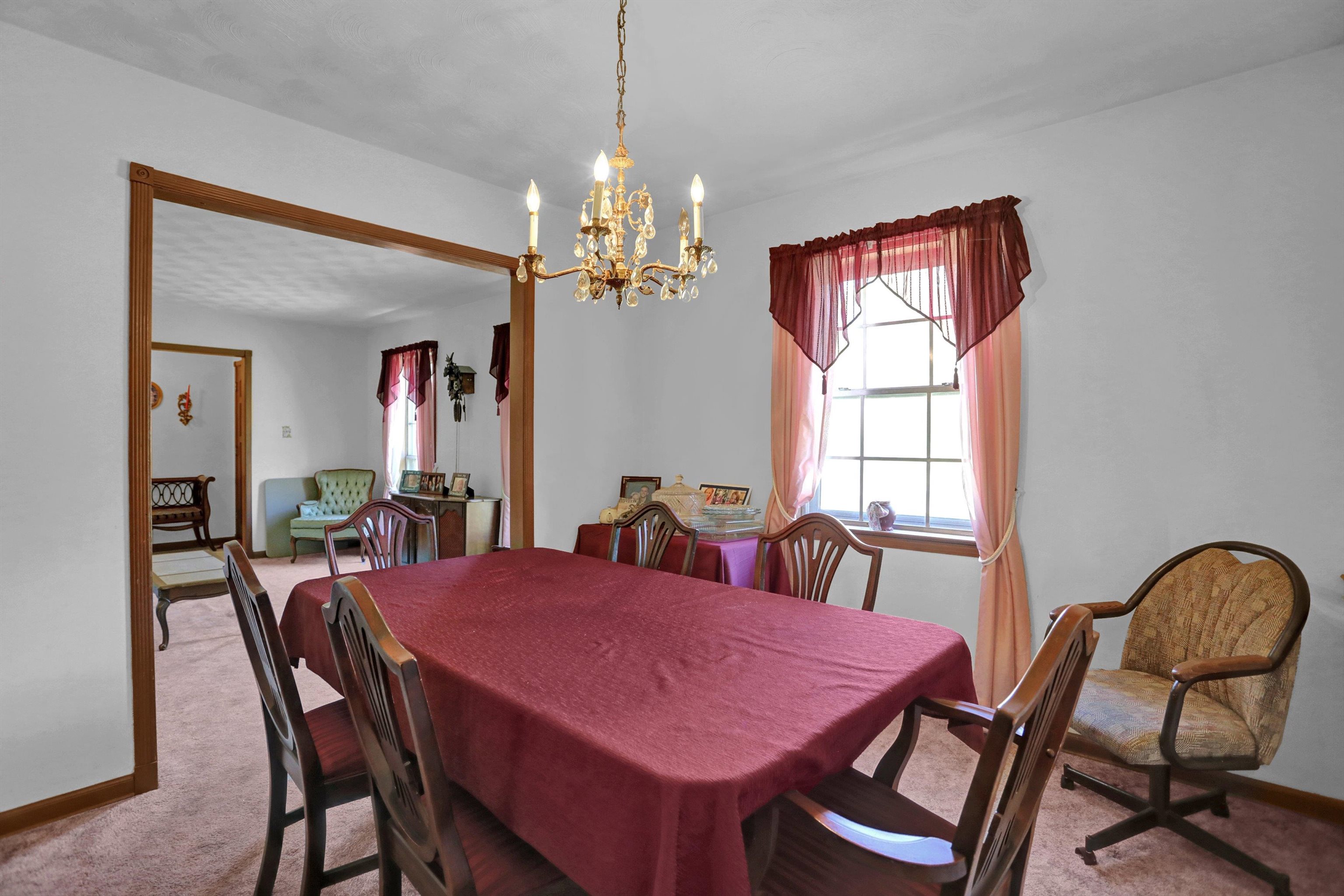 4755 Stage Road Memphis, TN 38128 - Photo 22 of 31 a view of a dining room with furniture and chandelier