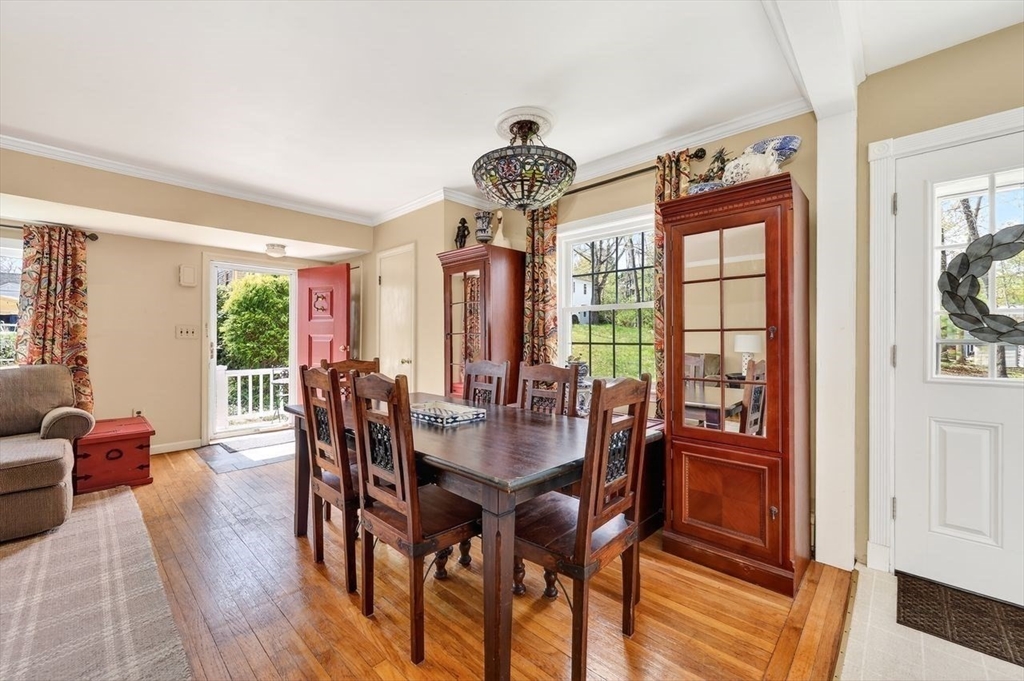 15 Leigh Road Norwell, MA 02061 - Photo 10 of 34 a view of a dining room with furniture window and outside view