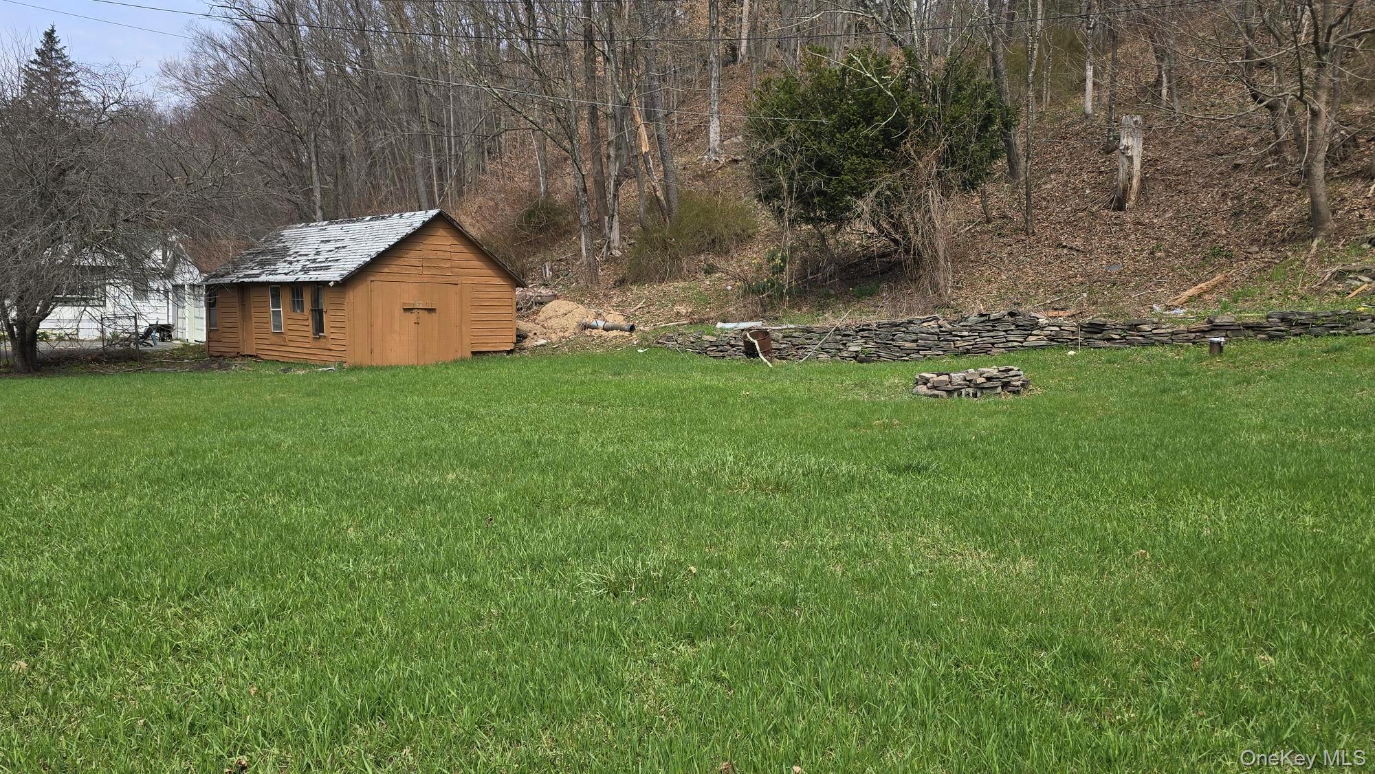 63 North Branch Callicoon Center Road North Branch, NY 12766 - Photo 3 of 19 yard with storage building