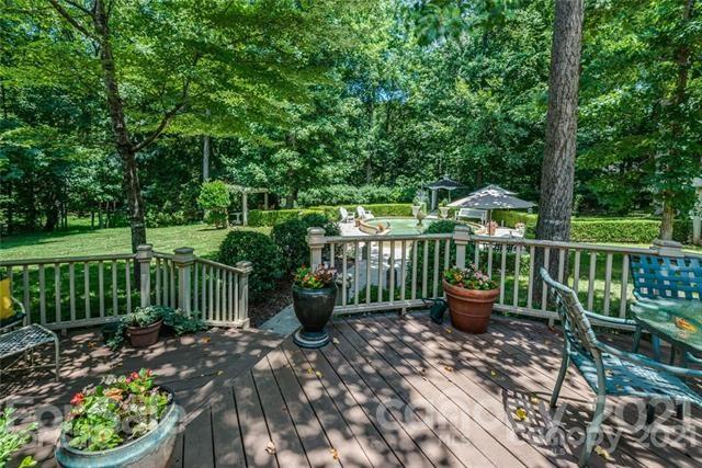 2932 High Ridge Road Charlotte, NC 28270 - Photo 22 of 26 a view of a balcony with outdoor seating