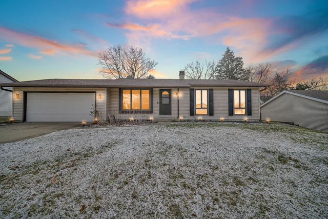 a view of outdoor space yard and front view of a house