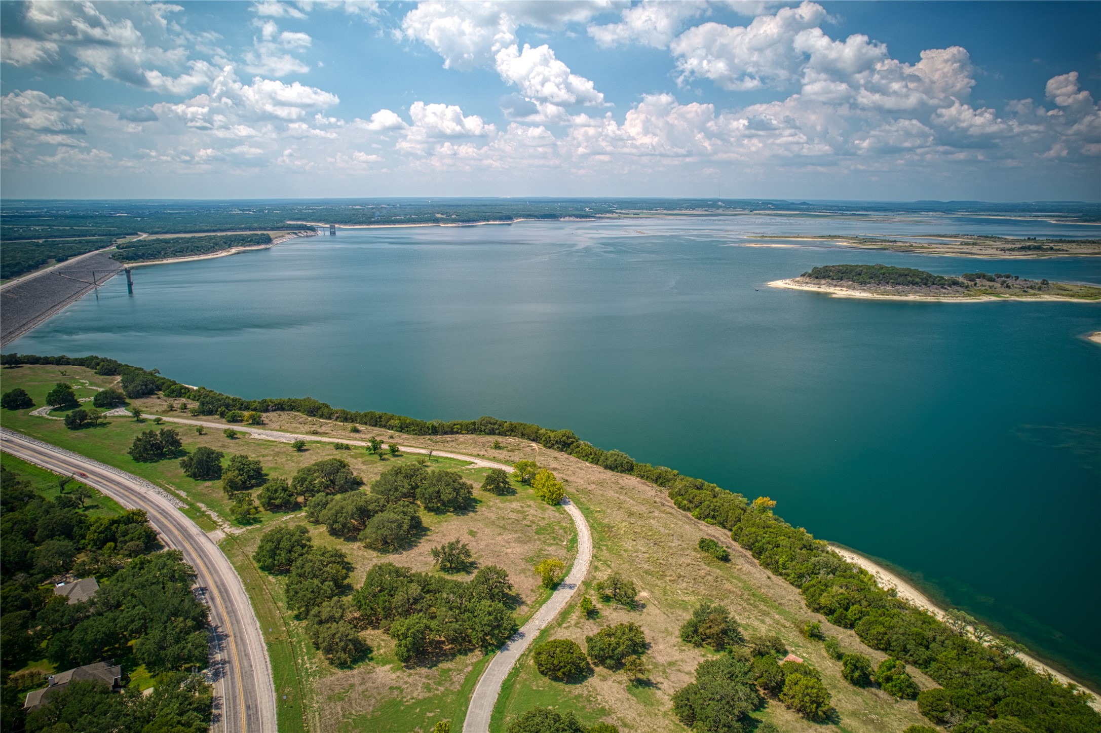 1670 Fm 1670 Whisper Trail Road Belton, TX 76513 - Photo 13 of 17 Drone / aerial view of a large body of water
