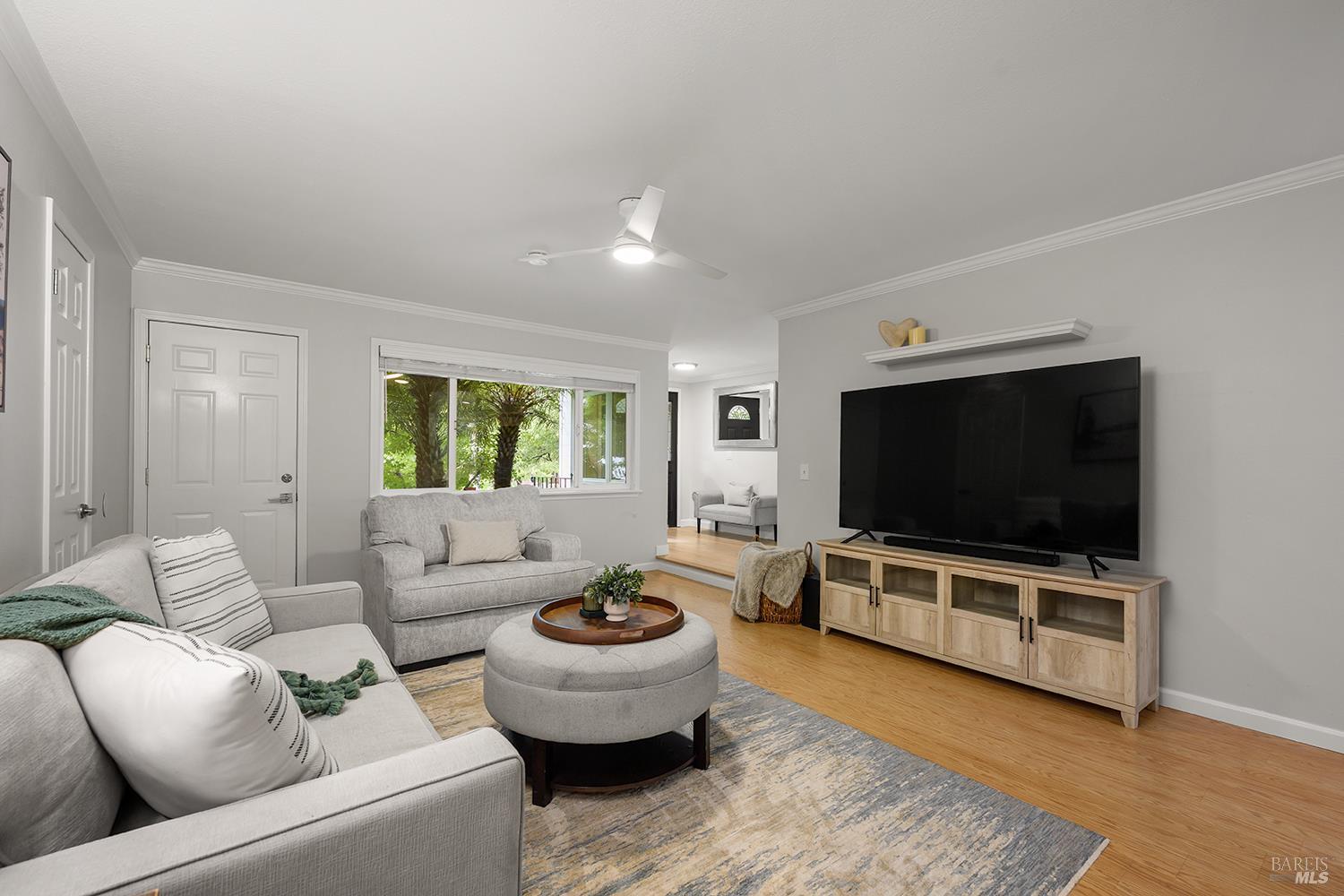 5313 Yerba Buena Road Santa Rosa, CA 95409 - Photo 4 of 34 Versatile living room offers convenient access to the kitchen, attached garage, and hallway leading to the three secondary bedrooms and full bathroom.