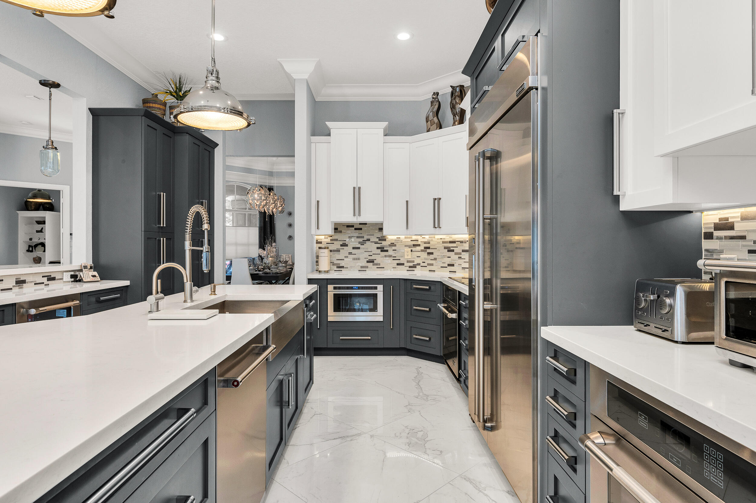21254 Falls Ridge Way Boca Raton, FL 33428 - Photo 9 of 25 a kitchen with a sink stove and refrigerator
