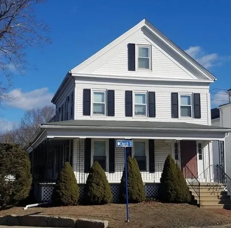 a view of a house with street