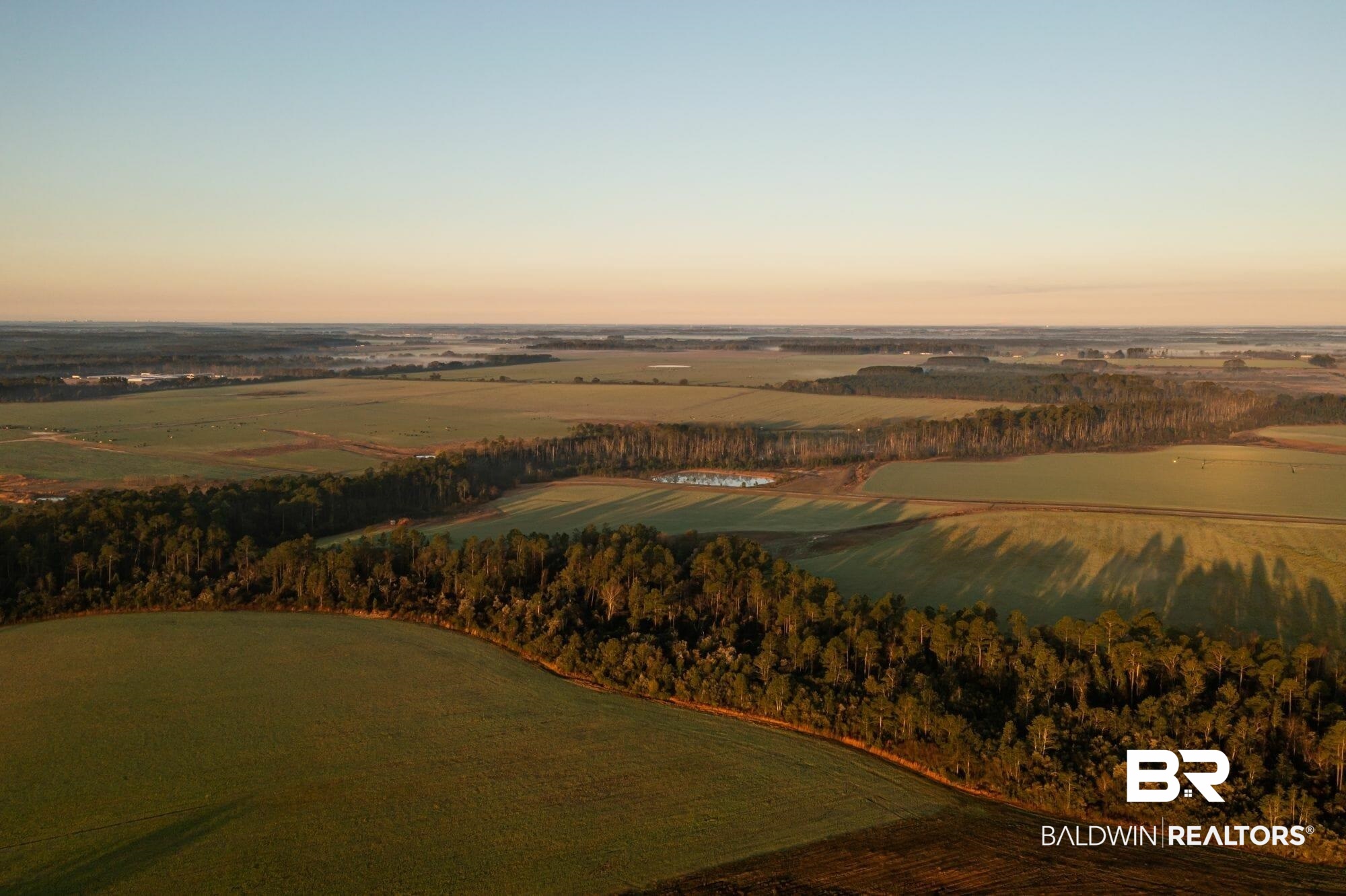 0 County Road 91 Elberta, AL 36530 - Photo 1 of 25 Aerial view at dusk of a rural view