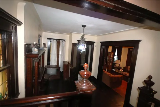 a view of entryway with a hallway