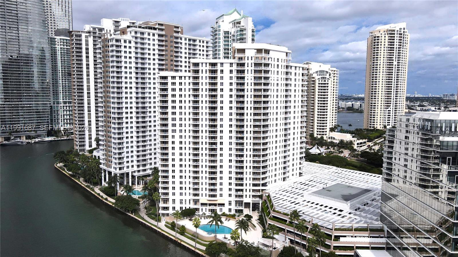 701 Brickell Key Boulevard, Unit 1912 Miami, FL 33131 - Photo 47 of 67 a view of balcony with city view
