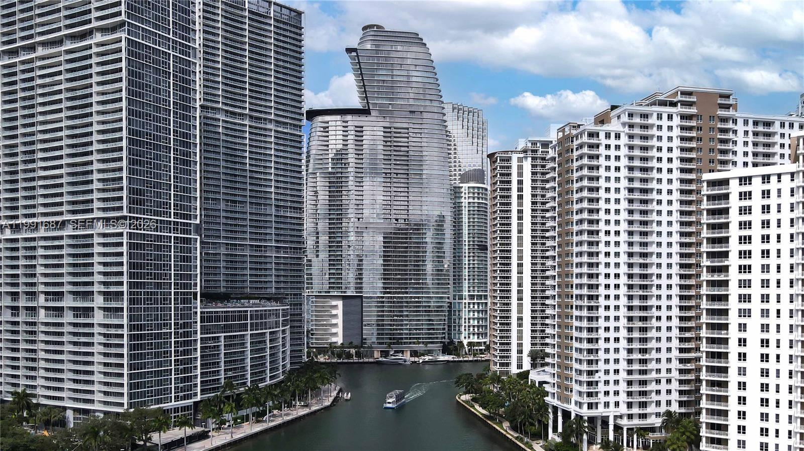 701 Brickell Key Boulevard, Unit 1912 Miami, FL 33131 - Photo 48 of 67 a view of a city with tall buildings