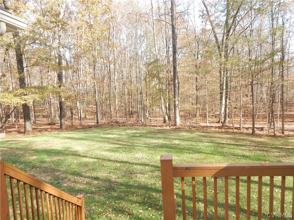 1389 Palmore Road Powhatan, VA 23139 - Photo 13 of 38 View from Master Bedroom deck.