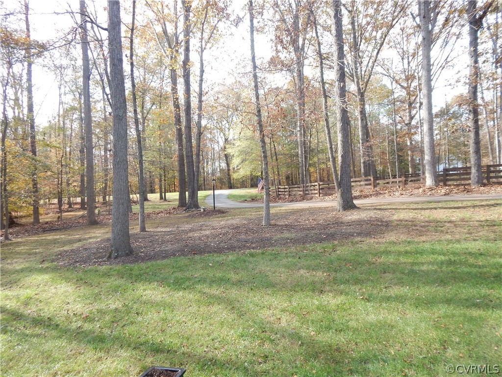 1389 Palmore Road Powhatan, VA 23139 - Photo 7 of 38 View of front yard and distance to road.