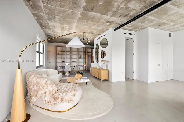 a view of kitchen and mountain view