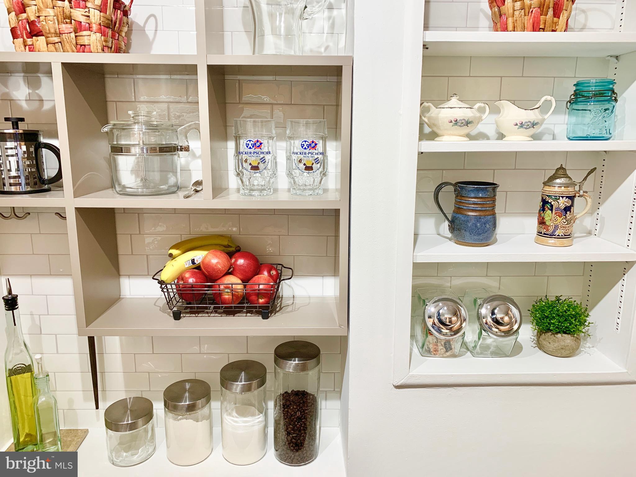 490 M Street Southwest, Unit W603 Washington, DC 20024 - Photo 6 of 31 Storage shelving in kitchen