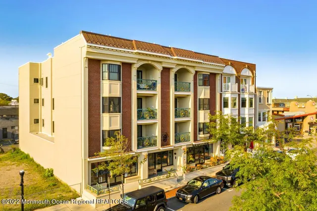 a front view of a building