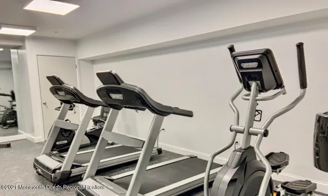 a view of a terrace with furniture