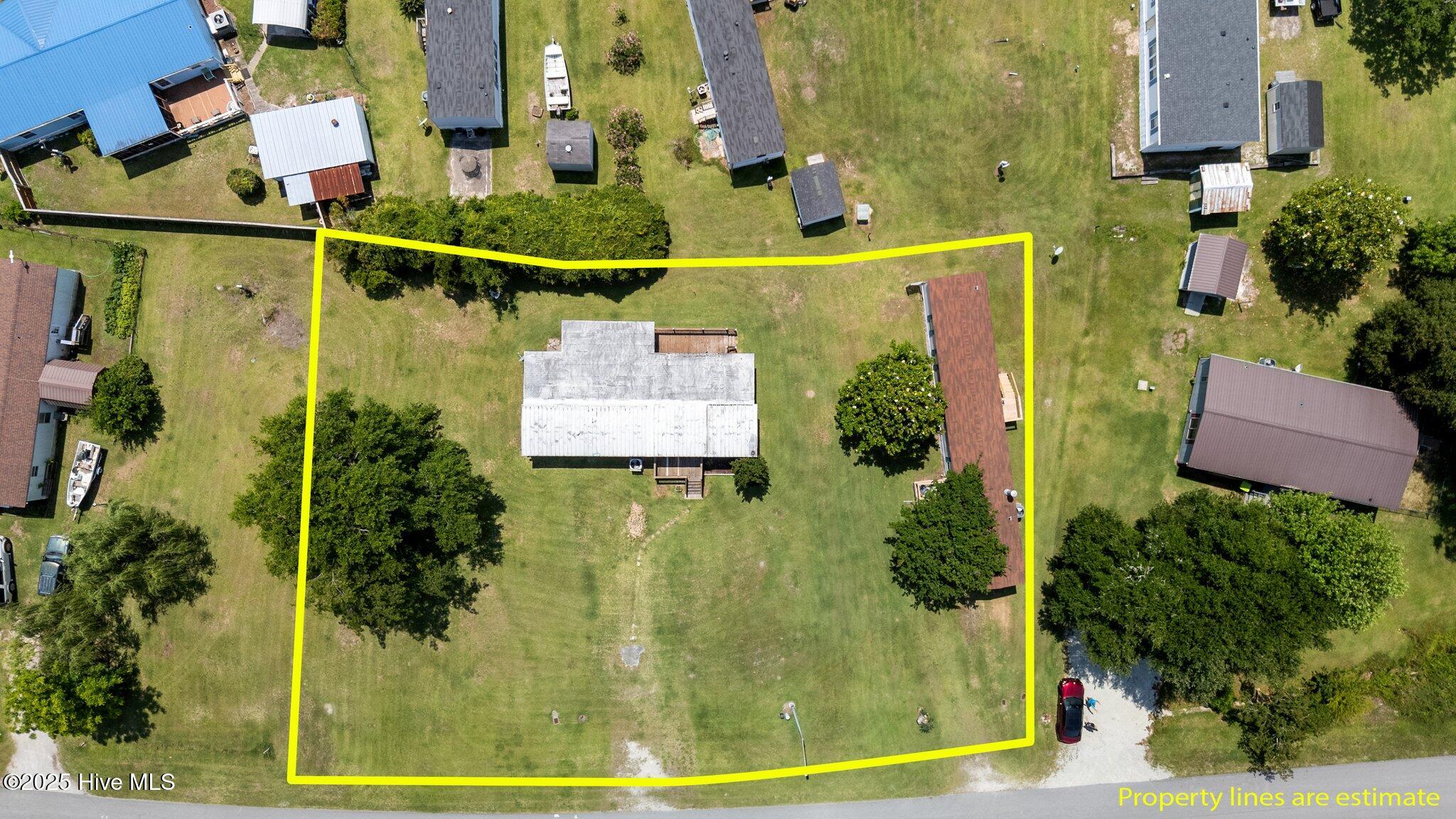 1136-1132 Glancy Road Swansboro, NC 28584 - Photo 4 of 76 Ariel W/ Property Lines