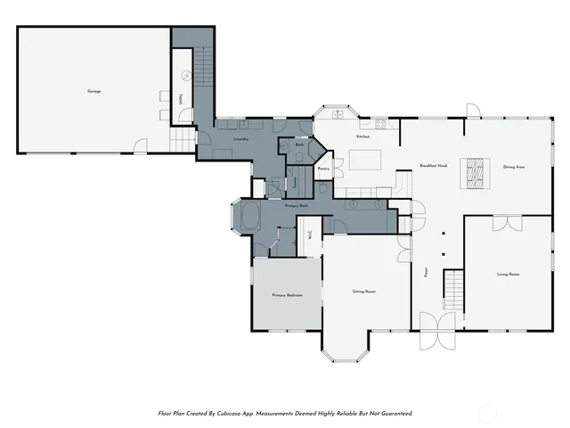 a picture of a floor plan