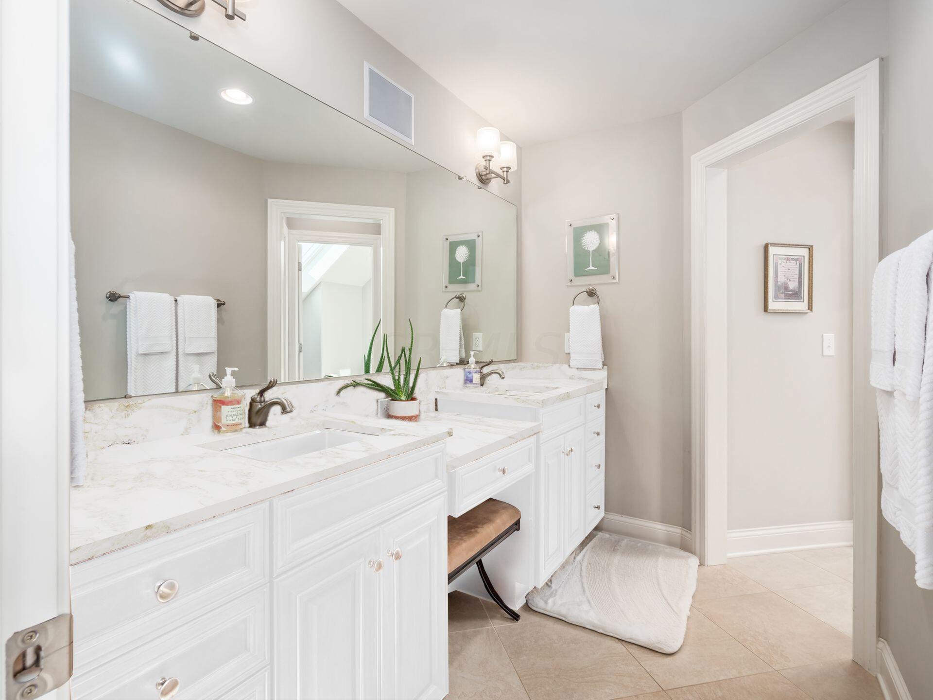 2079 Guilford Road Columbus, OH 43221 - Photo 35 of 81 WHITE VIRTUAL REMODEL - provided for buyers who prefer white/light primary bath.