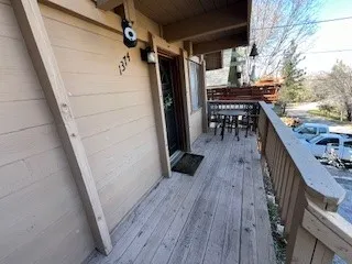 wooden floor in a balcony