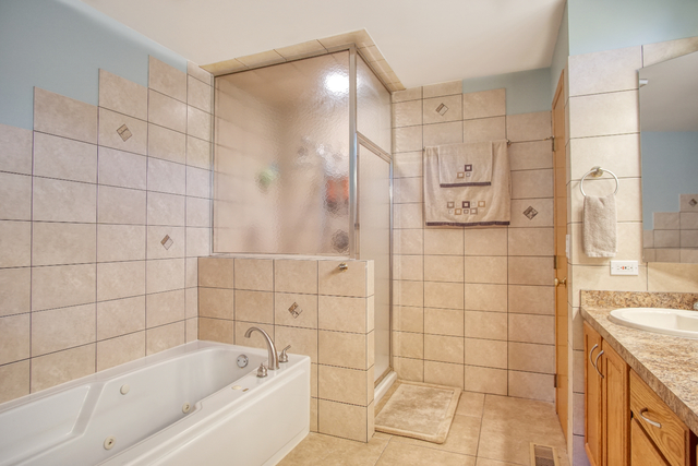 115 North Prospect Avenue Streamwood, IL 60107 - Photo 25 of 41 a bathroom with a bathtub and shower
