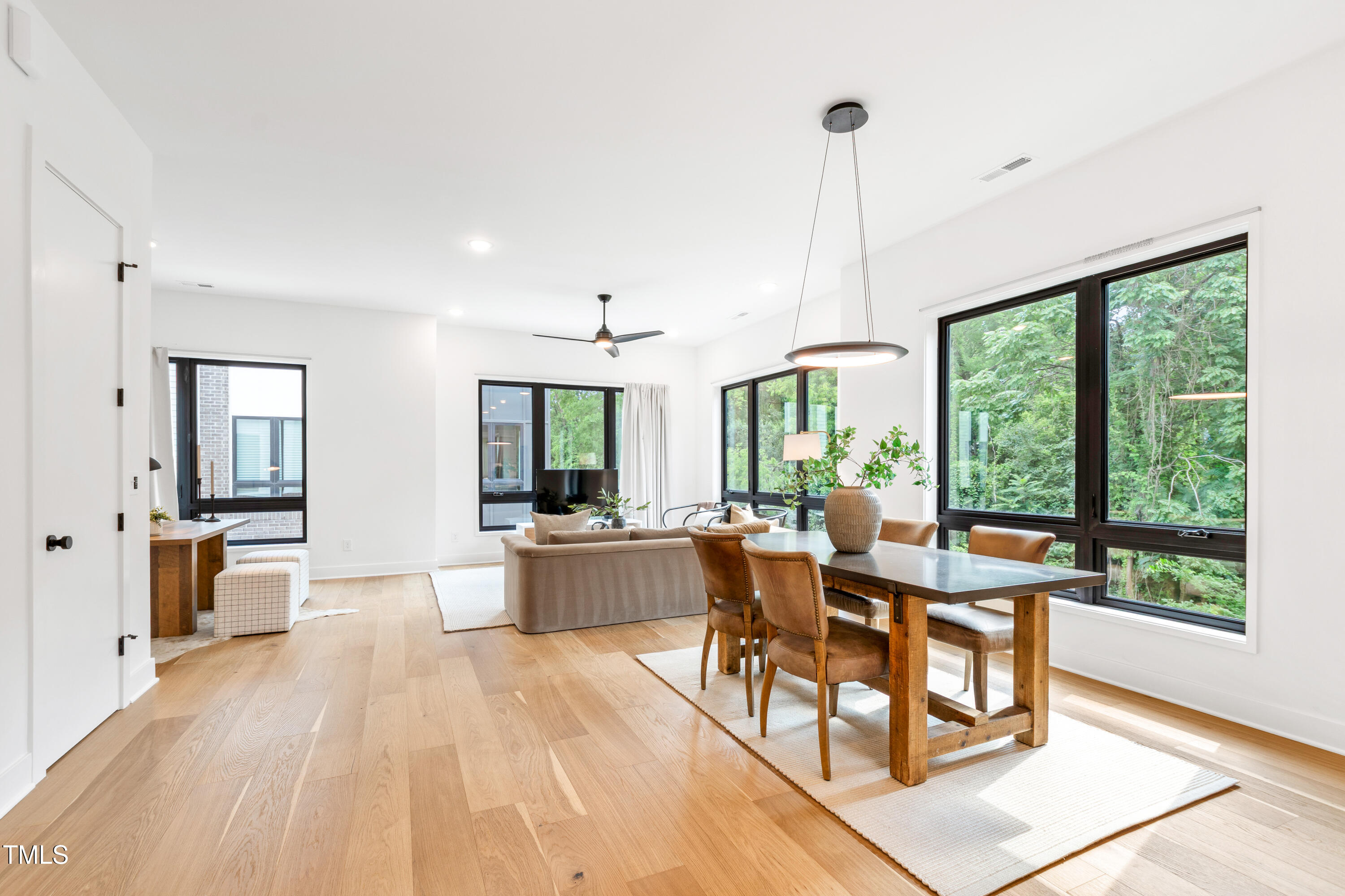 511 Edgecreek Court Raleigh, NC 27604 - Photo 19 of 58 a view of a dining room with furniture window and outside view