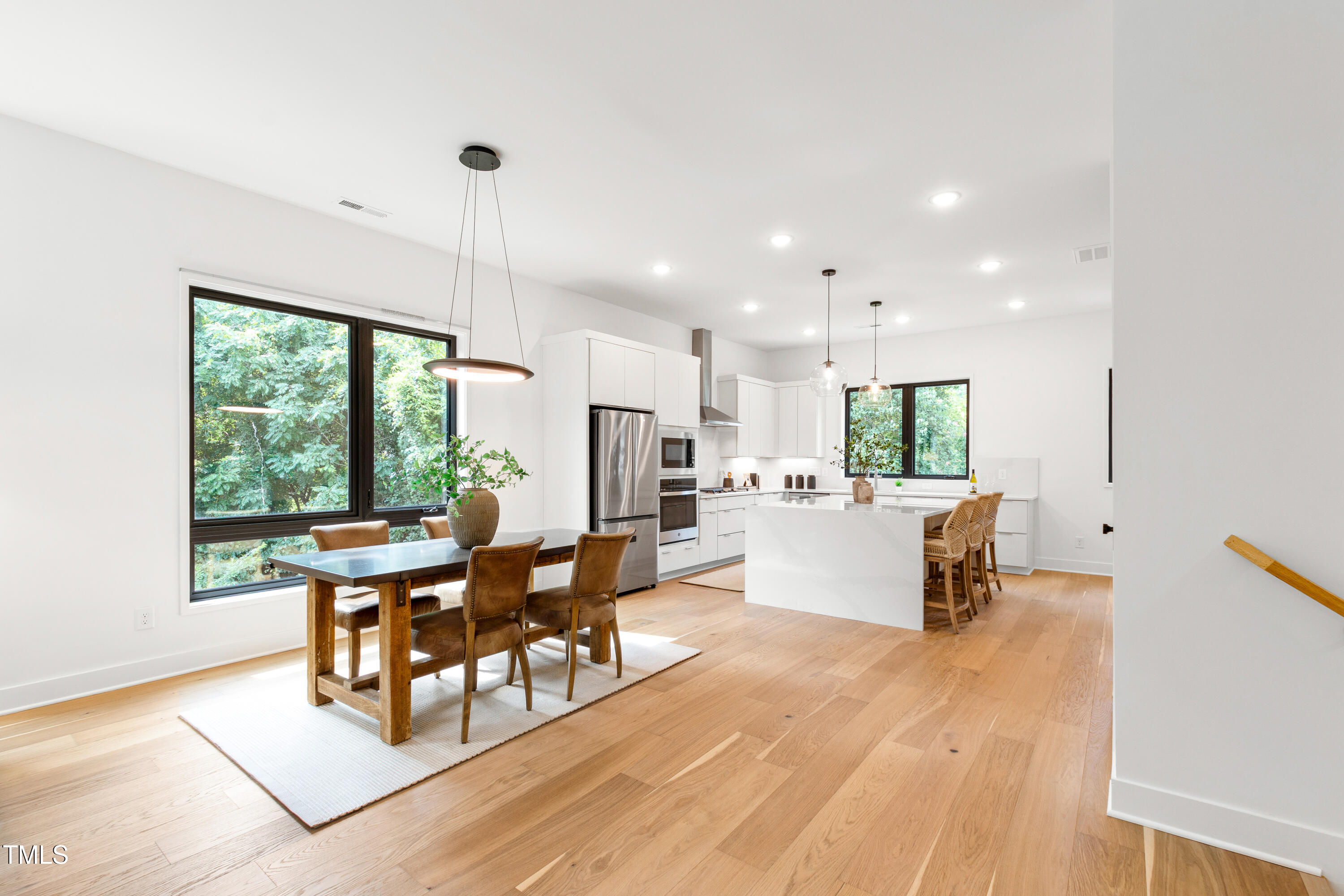 511 Edgecreek Court Raleigh, NC 27604 - Photo 20 of 58 a view of a dining room with furniture window and outside view