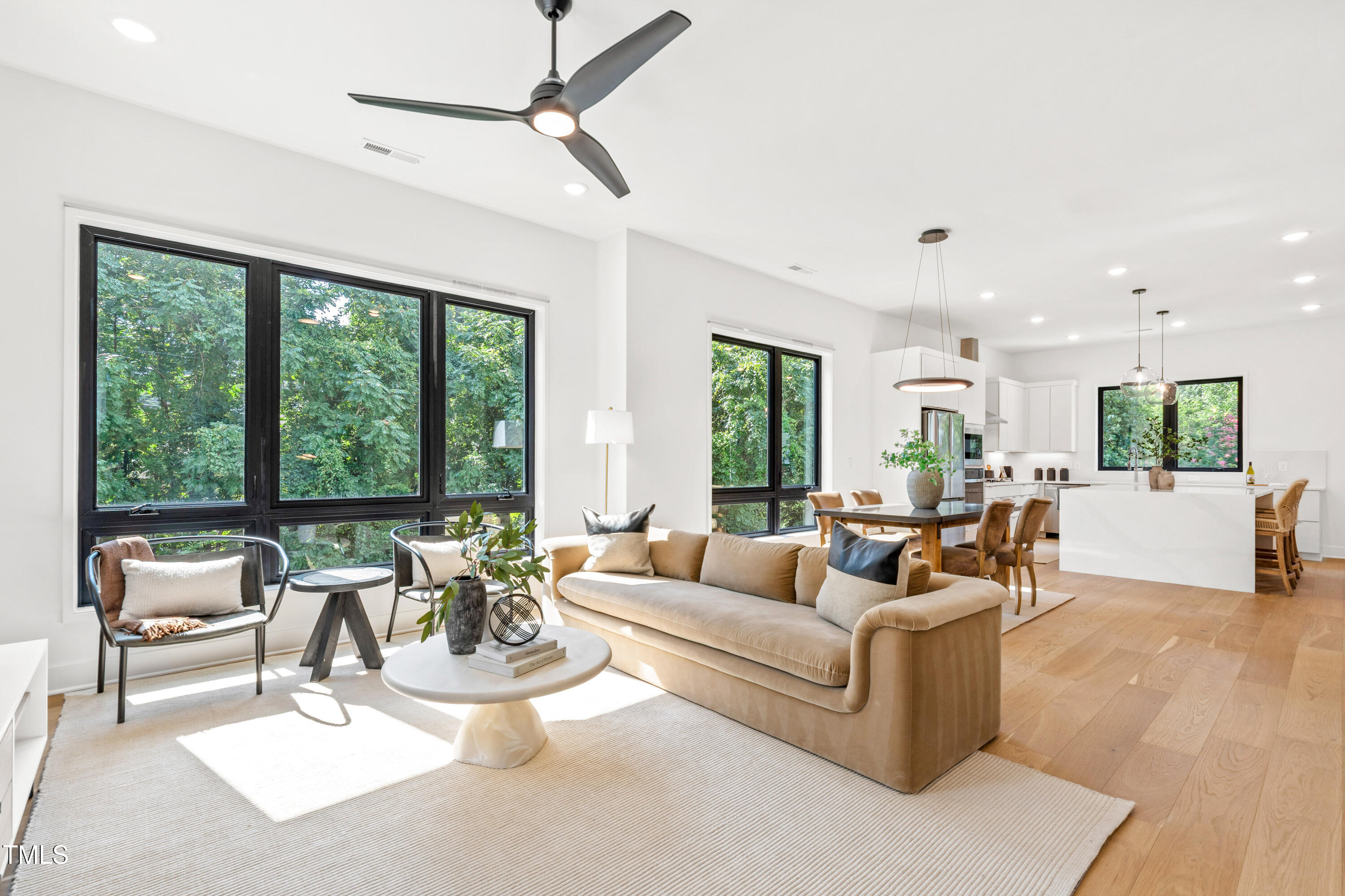 511 Edgecreek Court Raleigh, NC 27604 - Photo 24 of 58 a living room with furniture and a large window