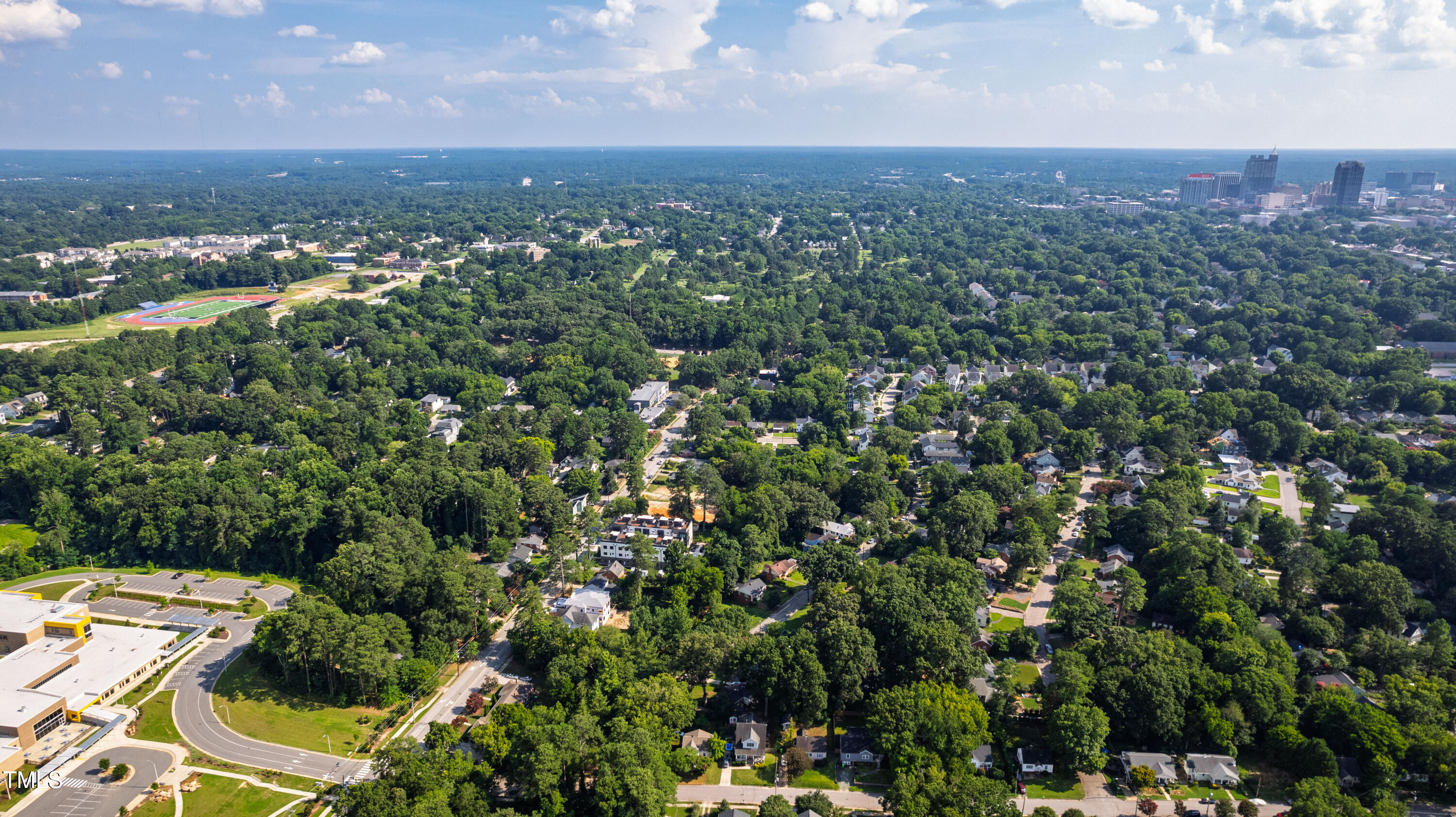 511 Edgecreek Court Raleigh, NC 27604 - Photo 54 of 58 an aerial view of multiple house