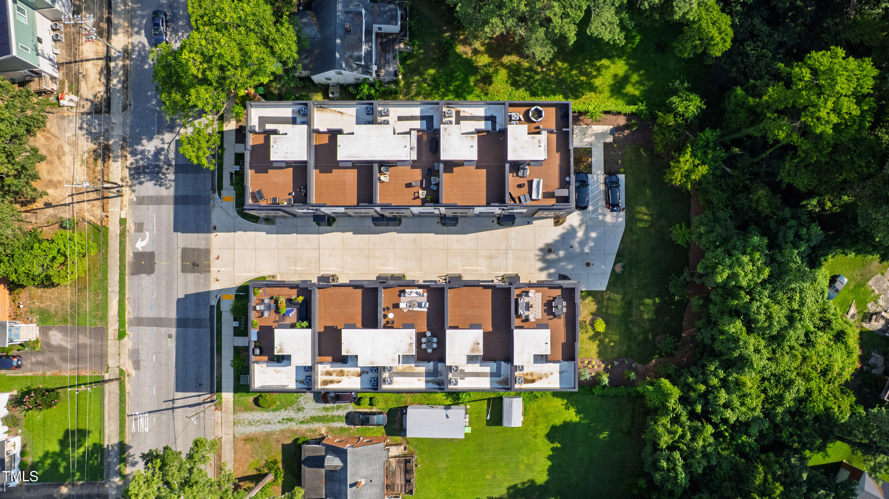 511 Edgecreek Court Raleigh, NC 27604 - Photo 56 of 58 an aerial view of multiple house