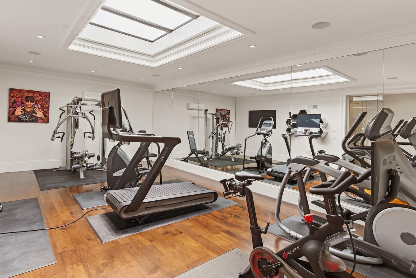 351 Walsh Road Atherton, CA 94027 - Photo 37 of 65 a view of a room with gym equipment