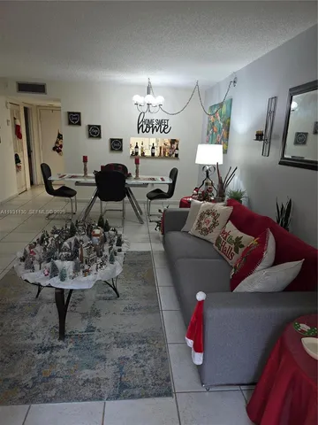 a view of balcony with furniture